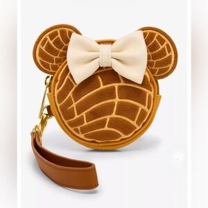 Loungefly Disney Minnie Mouse Chocolate Concha Figural Coin Purse